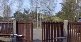Купить распашные ворота из штакетника Кольчугино, цена от 2771 руб.